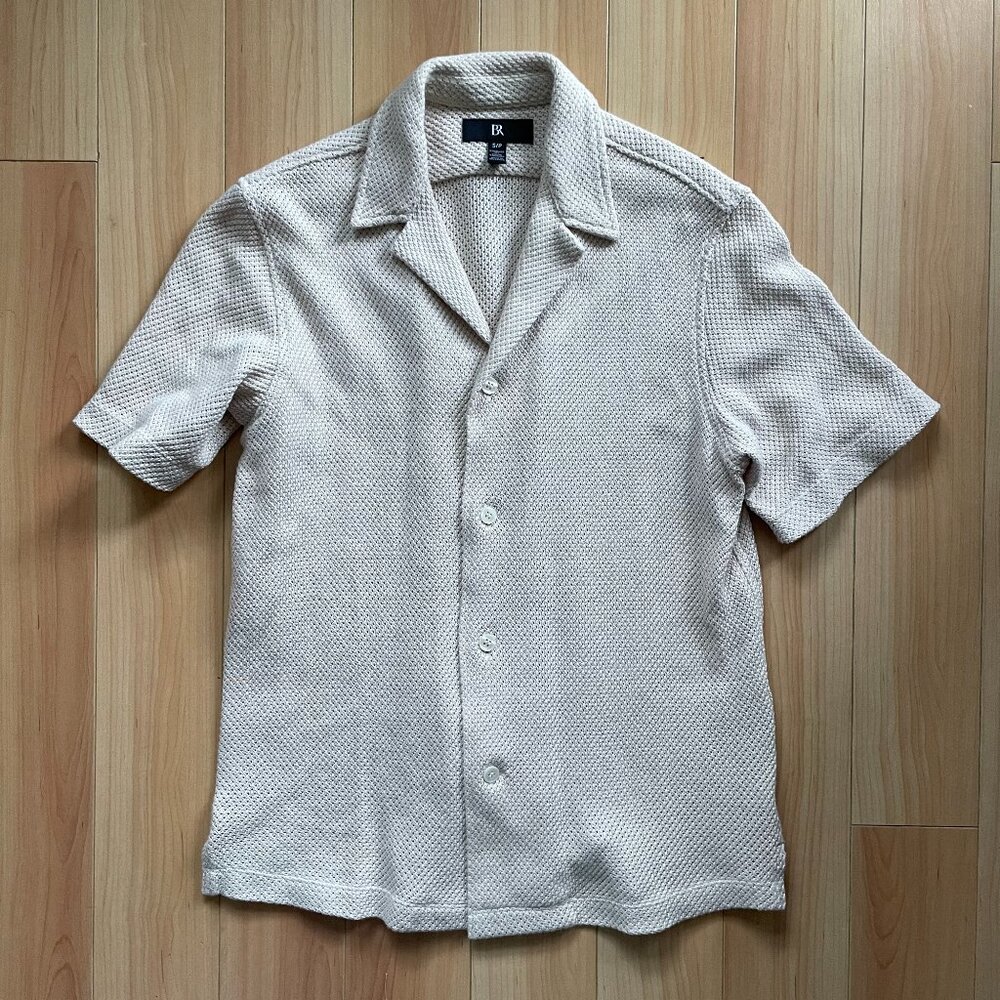 Banana Republic Mesh Resort Shirt